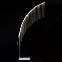 Load image into Gallery viewer, wedding led light arch with crystal curtain