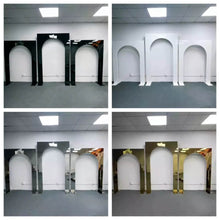 Load image into Gallery viewer, Premium stainless steel wedding arch backdrop for ceremony and event