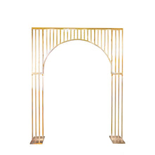 Load image into Gallery viewer, Gold Stainless Steel Wedding Arch Backdrop Stand