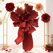 Load image into Gallery viewer, oversized red paper flower design wedding event backdrop decor