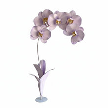 Load image into Gallery viewer, Free standing Purple Orchid Flower crafts wedding & retail window display decor