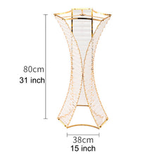 Load image into Gallery viewer, Crystal Metal Table Centerpiece Stand for luxury wedding events