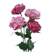 Load image into Gallery viewer, Giant pink peony flower backdrop for wedding party events - handmade EVA foam decoration