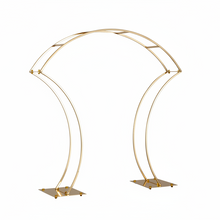 Load image into Gallery viewer, Gold arch centerpiece wedding decoration