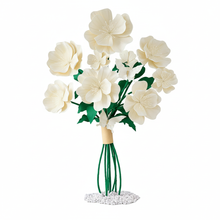 Load image into Gallery viewer, Ivory White Giant Flower Bouquet