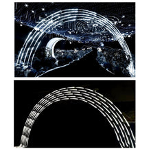 Load image into Gallery viewer, Meteor LED Light Strip 16ft wedding backdrop arch decoration with warm white lights