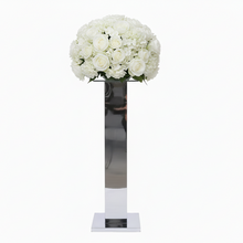 Load image into Gallery viewer, silver centerpiece stand for wedding events