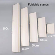 Load image into Gallery viewer, Foldable paper cylinder stands 23.6 to 39.3 inch heights with acrylic discs