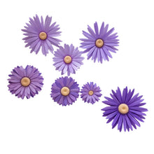 Load image into Gallery viewer, Purple Giant Daisy Flower Wall Backdrop for Birthday Party Decoration