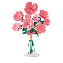 Load image into Gallery viewer, 6ft tall pink giant EVA flower bouquet for party wedding retail display decoration