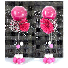 Load image into Gallery viewer, Hot-pink-balloon-column-stand-kit