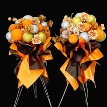 Load image into Gallery viewer, DIY orange balloon stand bouquet autumn party decoration centerpiece
