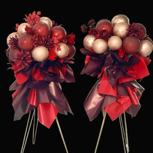 Load image into Gallery viewer, Red balloon stand bouquet kit for Valentine's Day party decorations - DIY 2 pack set