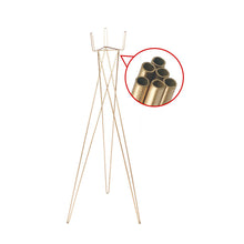 Load image into Gallery viewer, Blue balloon stand column with iron base for birthday graduation and prom party decor setup