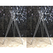 Load image into Gallery viewer, Silver balloon stand kit for flower shops and event decorators - easy DIY assembly