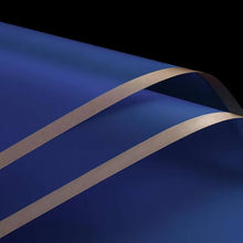 Load image into Gallery viewer, Blue flower wrapping paper for Father's Day bouquets and special occasions