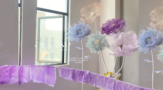 How to bring the Beauty of Giant Flowers to Your Wedding Dress Store