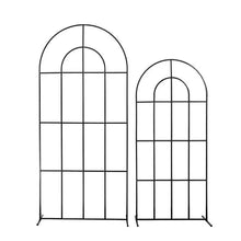 Load image into Gallery viewer, White Metal Wedding Arch Backdrop | Premium Event Décor
