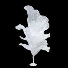 Load image into Gallery viewer, 4ft tall white flower centerpiece stand for wedding table decoration - elegant event decor
