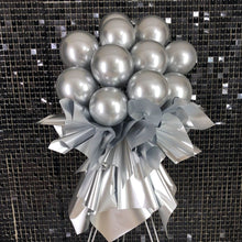 Load image into Gallery viewer, DIY Disco Ball Silver Balloon Stand Bouquets Luxury Event Decoration
