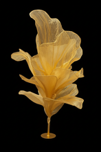 Load image into Gallery viewer, 4ft Gold Flower Centerpiece Stand luxury wedding decorations 

