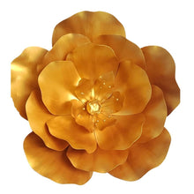 Load image into Gallery viewer, Gold Giant Flowers 2PCS - Handmade EVA Store Front Window Display Decor
