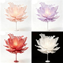 Load image into Gallery viewer, oversized flower table centerpiece wedding event lighting design 
