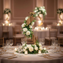 Load image into Gallery viewer, floral S-Shaped Table Centerpiece Stand 33 Inch birthday decoration
