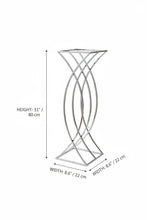 Load image into Gallery viewer, silver table centerpiece decoration for wedding events
