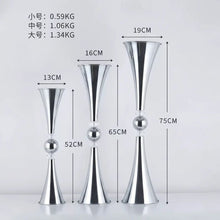 Load image into Gallery viewer, silver table centerpiece wedding party decorations
