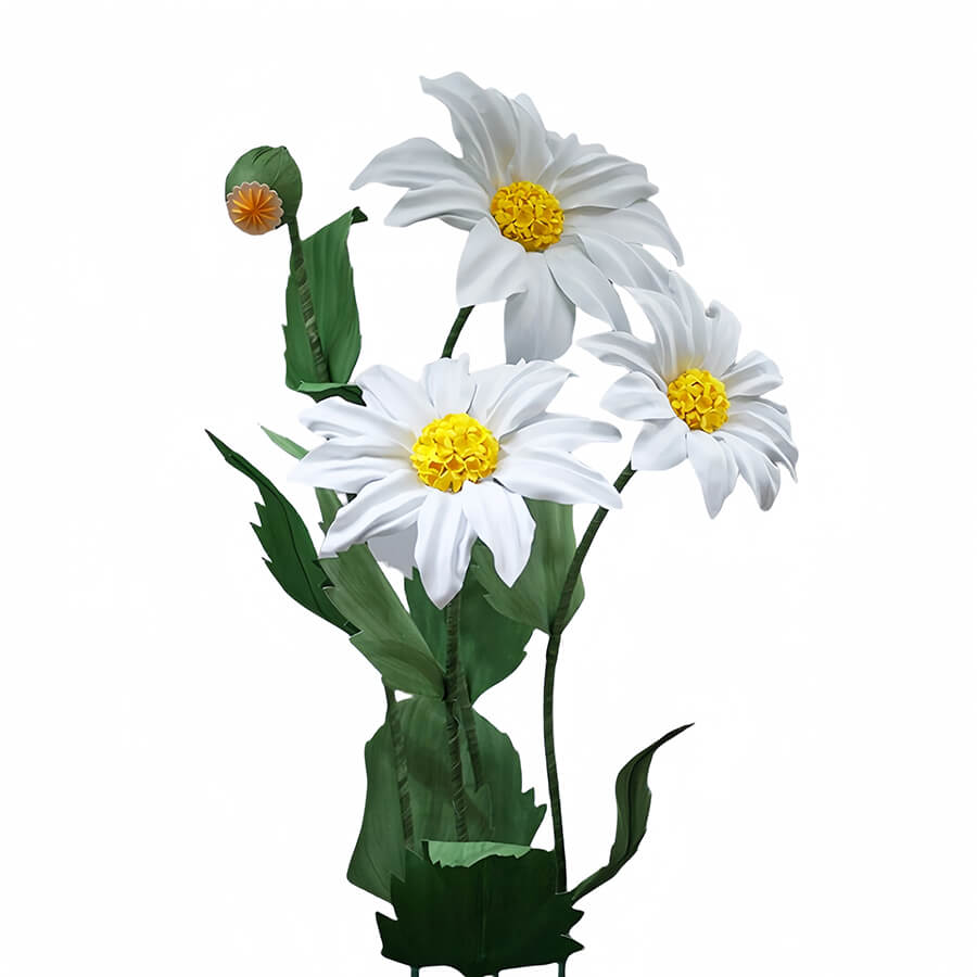 giant daisy flower design for outdoor events