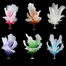 Load image into Gallery viewer, Giant handmade paper flower wedding centerpiece on 4ft metal stand - premium event decor

