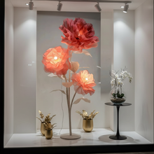 Load image into Gallery viewer, free standing giant flower arrangement for retail window display
