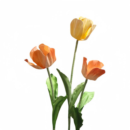 giant tulip foral decor Spring/Summer Window Displays