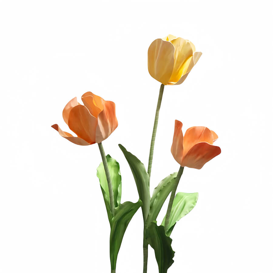 giant tulip foral decor Spring/Summer Window Displays