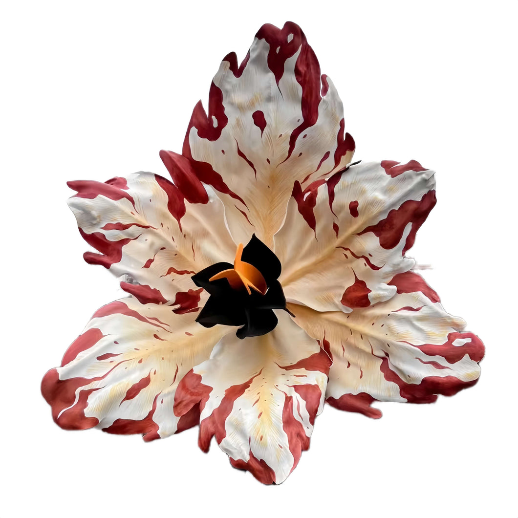 handmade giant flower event wall decor 