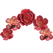 Load image into Gallery viewer, Premium giant paper flowers for holiday storefront window display - waterproof EVA wall decor
