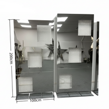 Load image into Gallery viewer, Elegant silver metal arch wedding backdrop frame for welcome displays

