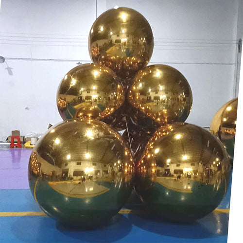 Inflatable mirror balls big shiny ball deco