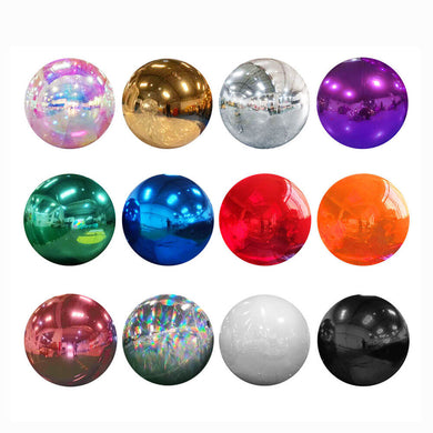 inflatable mirror balls wedding event decor