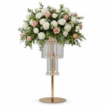 Load image into Gallery viewer, Luxury Crystal Table Centerpiece Set - 2PCS Metal Wedding Party Decorations
