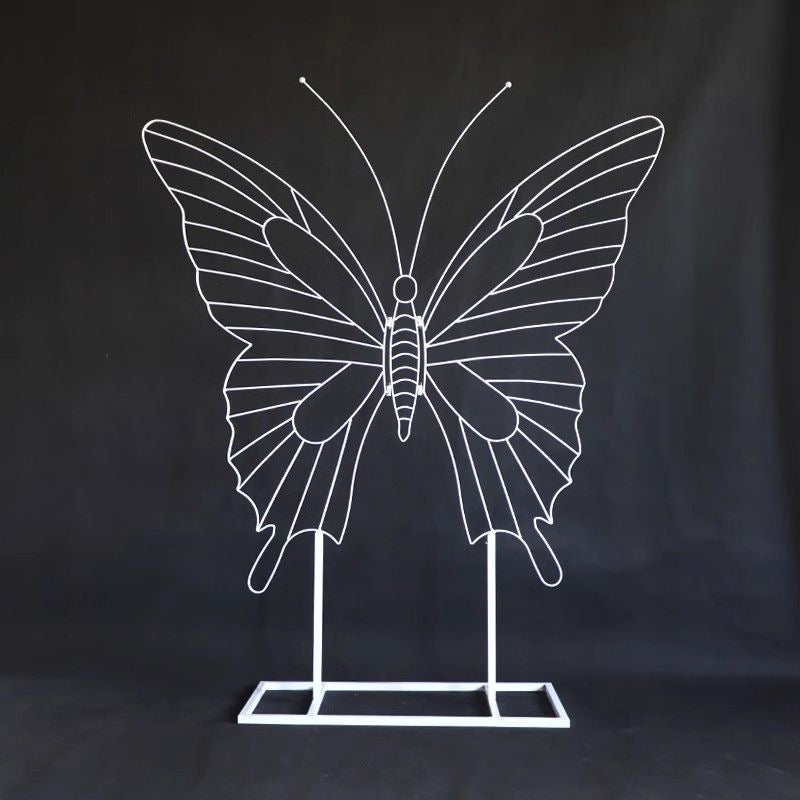 metal butterfly decoration event backdrop