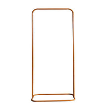 Load image into Gallery viewer, White metal wedding sign stand backdrop 63 inch display for ceremonies and events
