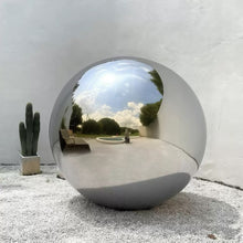 Load image into Gallery viewer, silver big shiny ball mirror balls outdoor event decor
