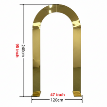 Load image into Gallery viewer, Premium stainless steel wedding arch backdrop frame for elegant events
