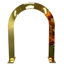 Load image into Gallery viewer, Stainless steel wedding arch backdrop stand for ceremony and event decor

