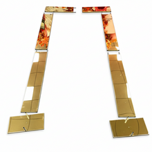Load image into Gallery viewer, Durable stainless steel wedding arch backdrop for premium event decor

