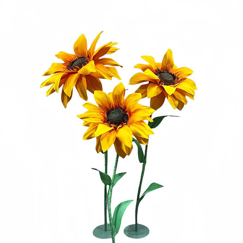 luxury event sunflower decorations 