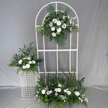 Load image into Gallery viewer, white wedding backdrop
