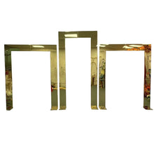 Load image into Gallery viewer, Premium stainless steel wedding arch stand backdrop for luxury events and ceremonies
